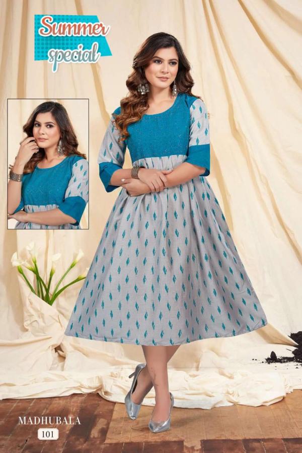 Trendy New Madhubala  Rayon Designer Kurti Collection